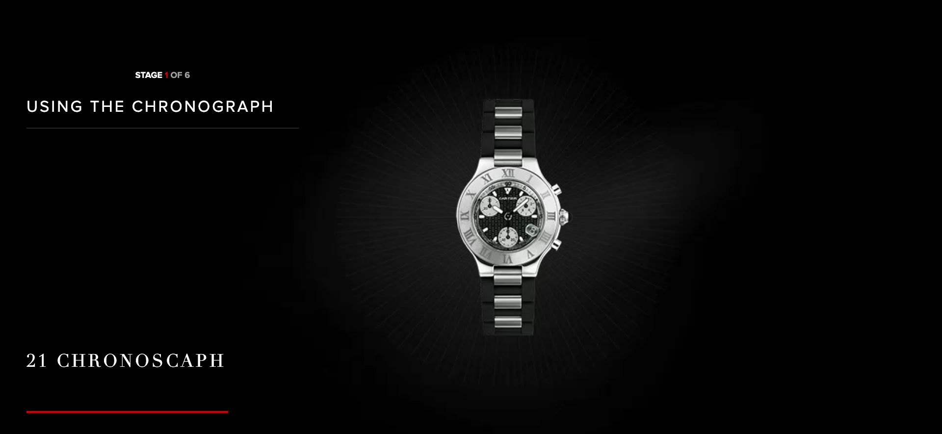 Cartier© User Guide > 21 CHRONOSCAPH